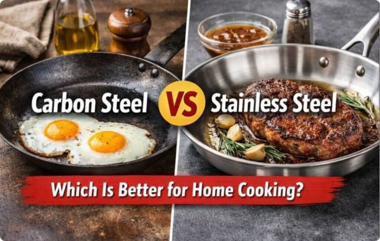 Carbon Steel vs Stainless Steel Pan