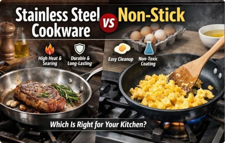 Stainless Steel Cookware vs Non-Stick