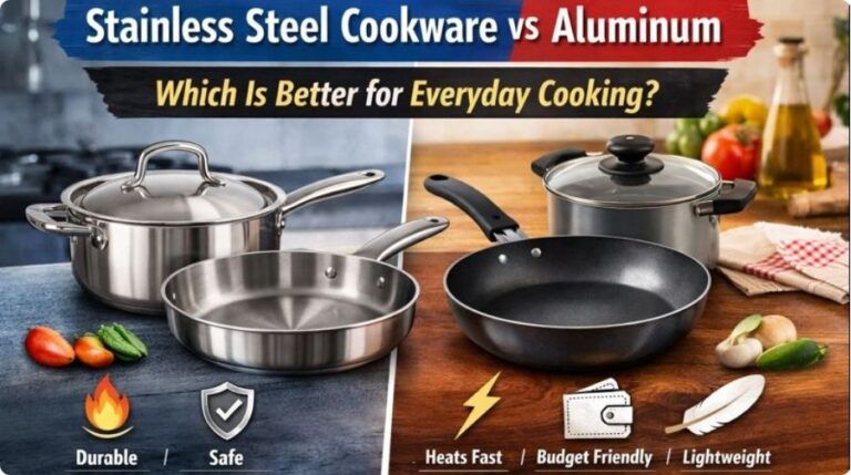 Stainless steel cookware vs aluminum