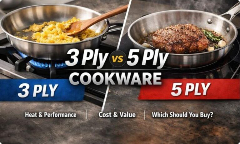3 Ply vs 5 Ply Cookware