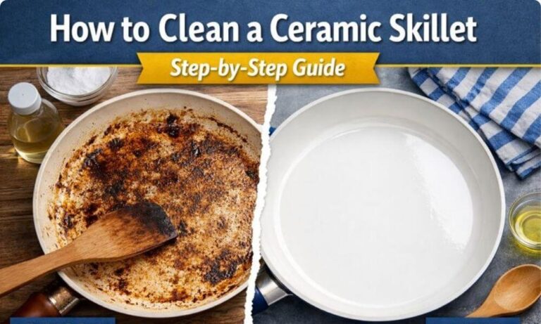 How to Clean a Ceramic Skillet