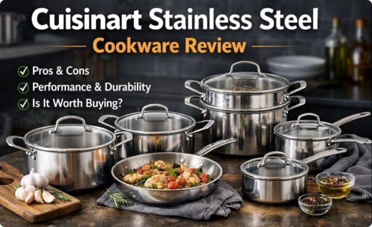 cuisinart stainless steel cookware review