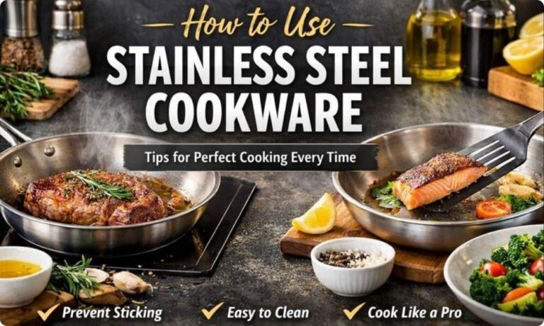 how to use stainless steel cookware